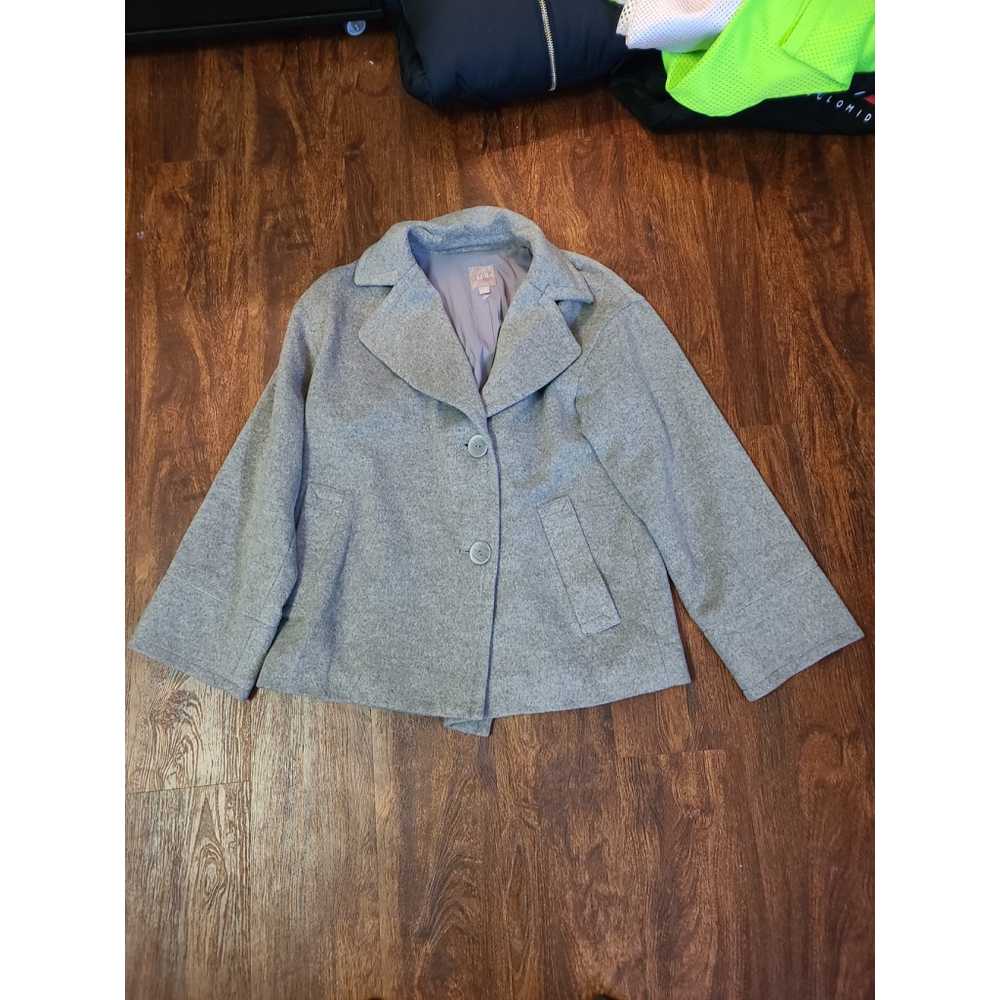 FINAL MARKDOWN J Jill Gray Coat Jacket size XS